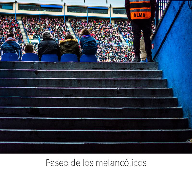 Fotografía que tiene función de botón. Fotografía Vicente Calderón, Madrid. Fotografía perteneciente al proyecto fotográfico Paseo de los melancólicos.